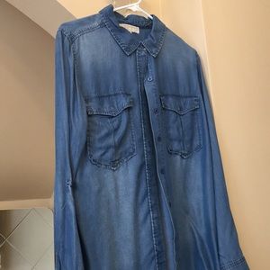 Denim blouse
